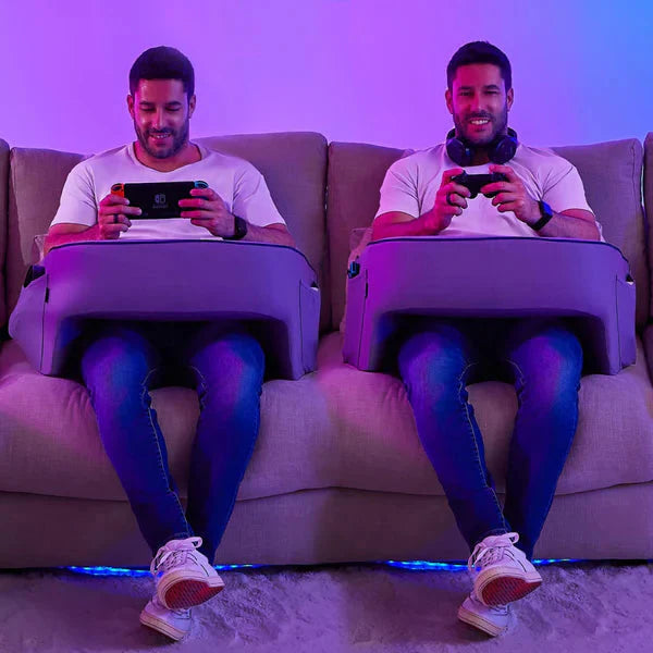 Comfortable Bed Laptop Table Pillow Desk