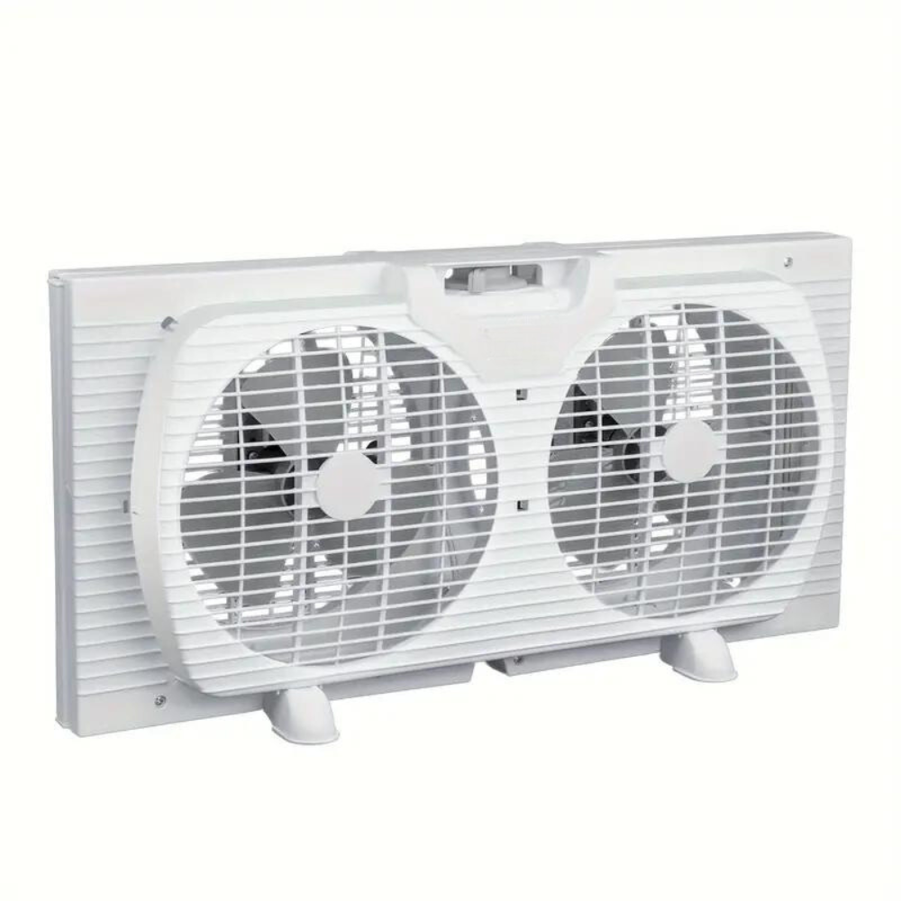 Dual Window Quiet Cooling Fan System
