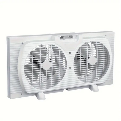 Dual Window Quiet Cooling Fan System