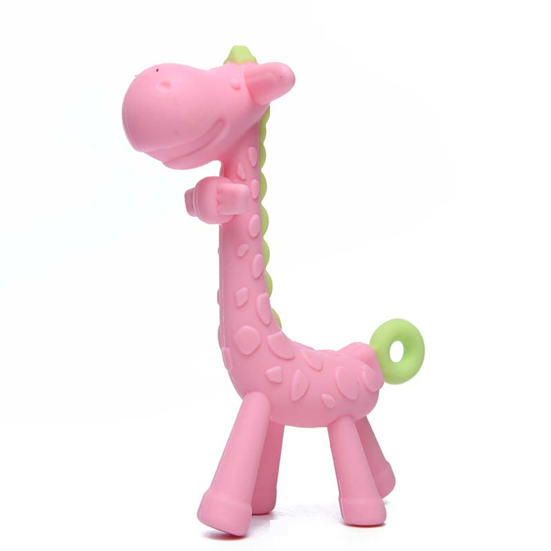 Soft Silicone Baby Giraffe Teether Toy - Befez