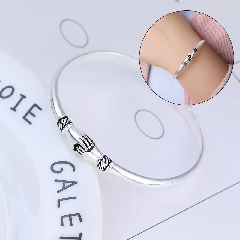 Best Friend Handshake Charm Bracelet