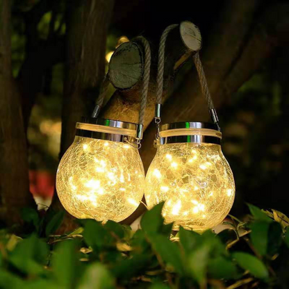 Shattered Effect Outdoor Solar Lamp
