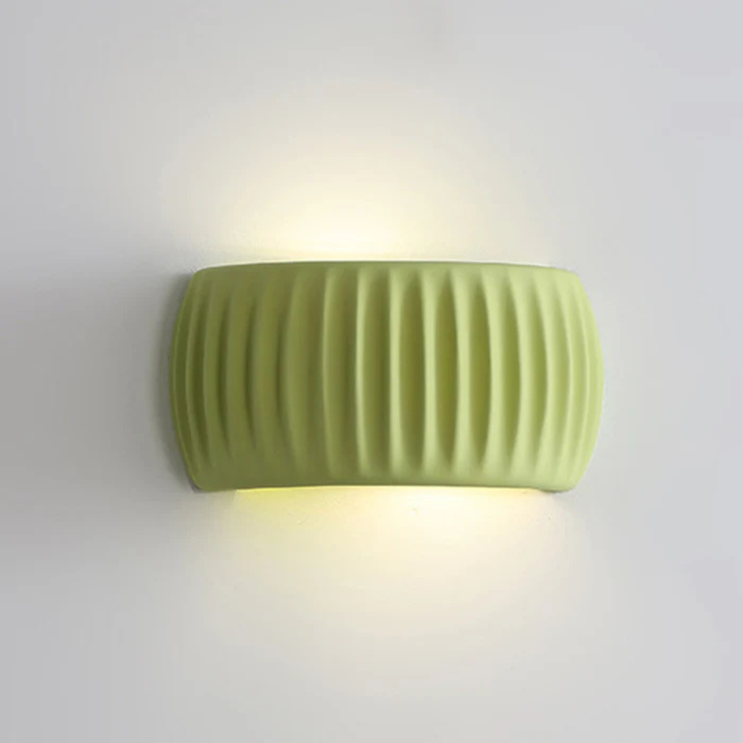 Contemporary White Wall Light - Befez