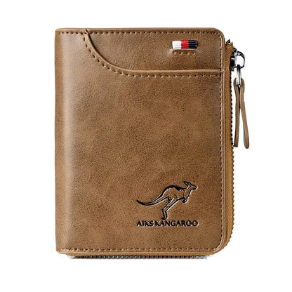 Secure Leather RFID Wallet for Men Women
