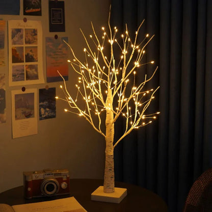 Natural Wood Table Lamp