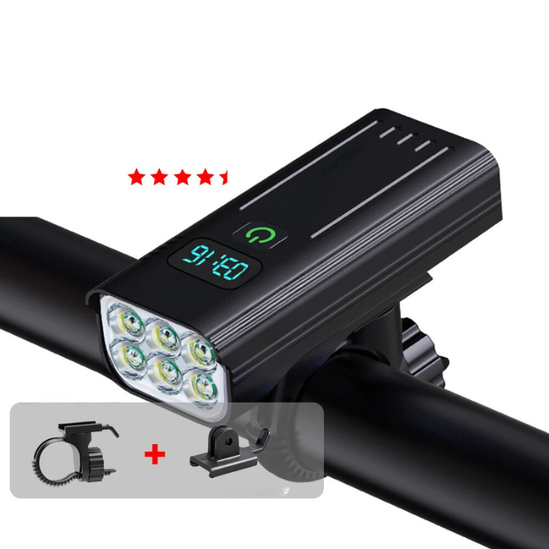 Bright 5000 Lumen Rechargeable Bicycle Front Light