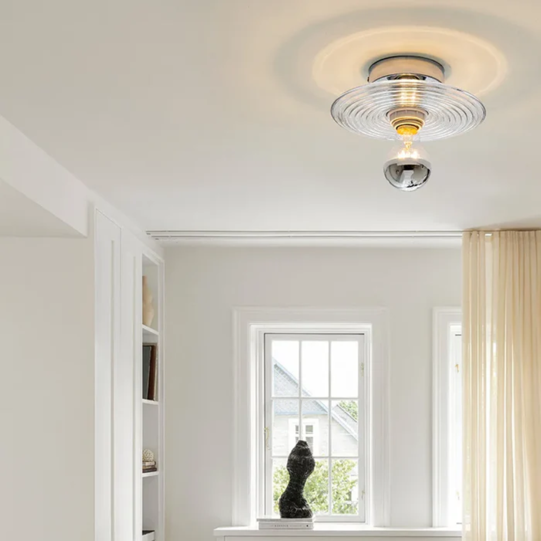 Classic Clear Glass Wall Light