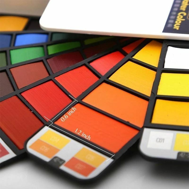 Vibrant Watercolor Gouache Paint Set