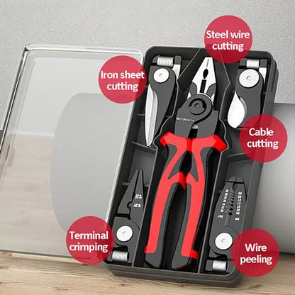 Versatile 5-Piece Electric Pliers Tool Kit