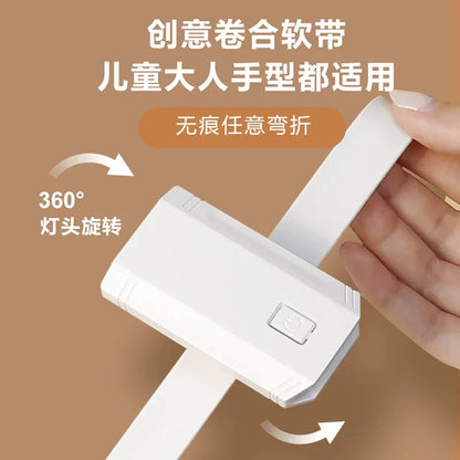 Compact LED Wrist Desk Lamp for Bedside Reading