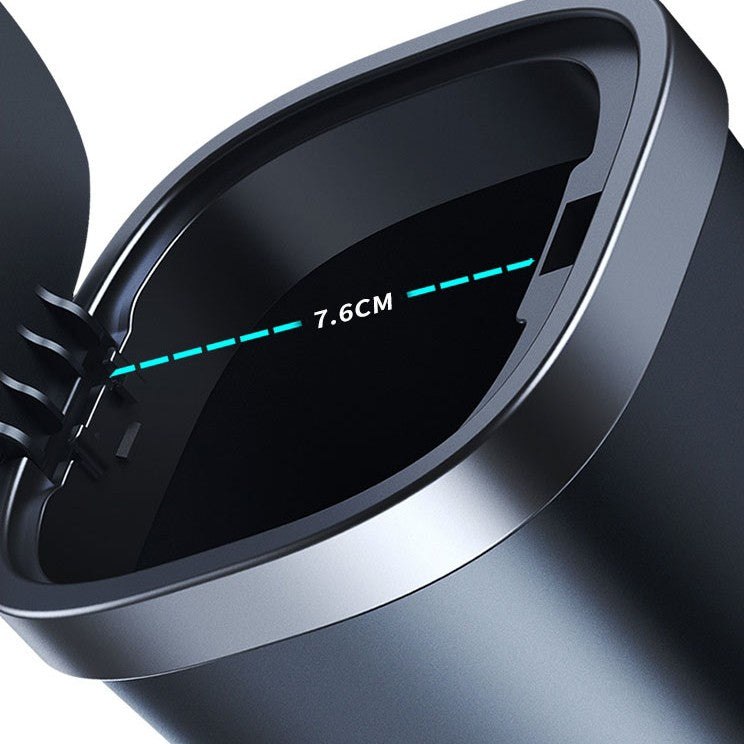 Spacious Car Trash Bin with Leak Proof Lid