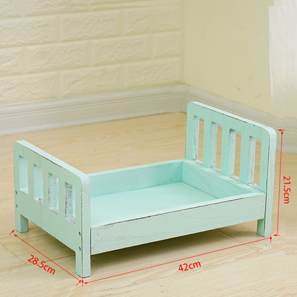 Rustic Wood Baby Photo Bed Prop