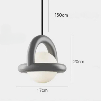 Befez | Luxe Round LED Hanging Lamp