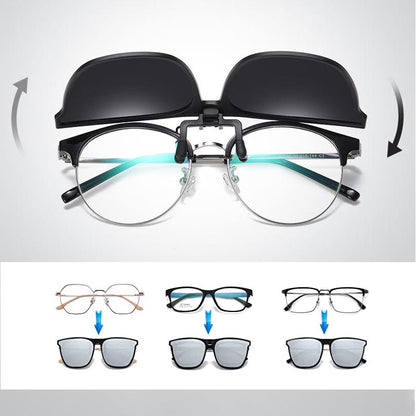 Befez | Trendy Polarized Flip Up Sunglasses