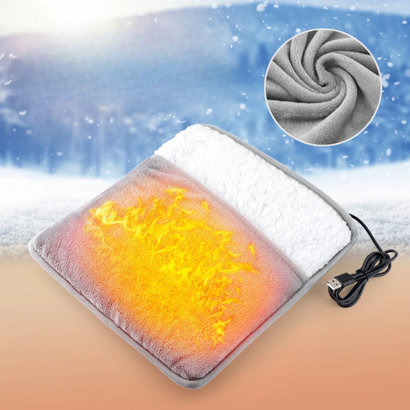 Cozy Heat Pad - Soft Fleece Heating Cushion for Winter