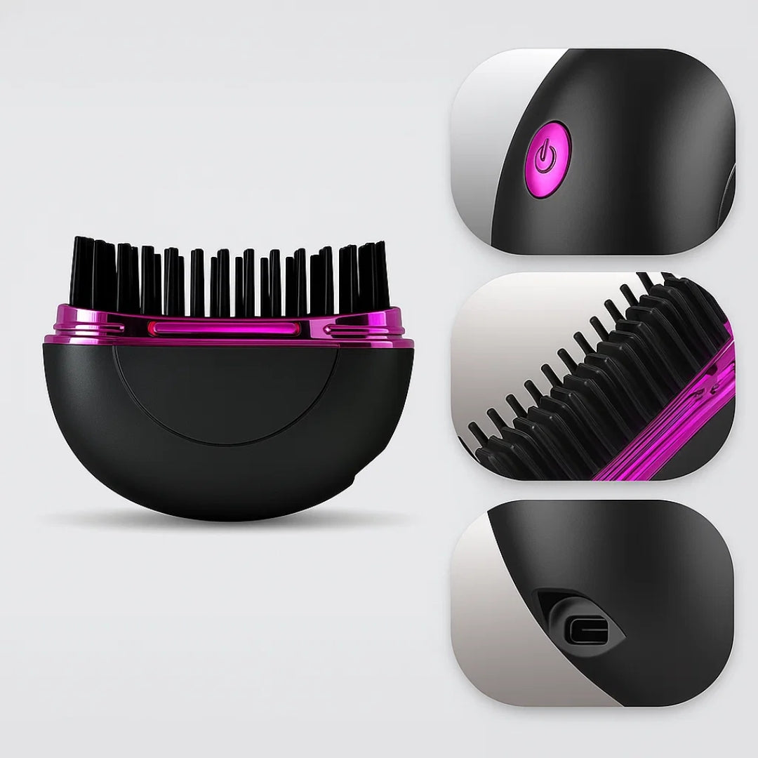 Compact Travel Hair Straightener with Fast Styling