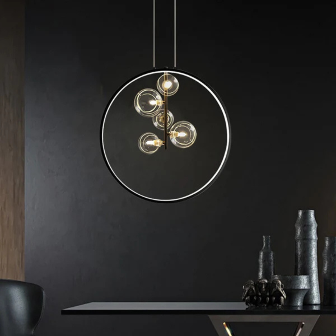 Simple Black Hanging Light
