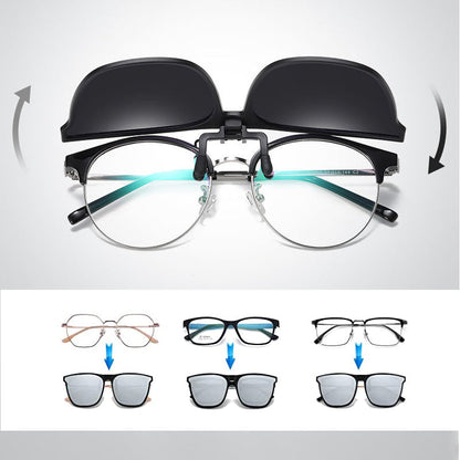 Trendy Clip On Sunglasses Shades