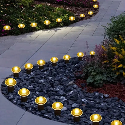 Bright Solar Powered Yard Pathway Lights