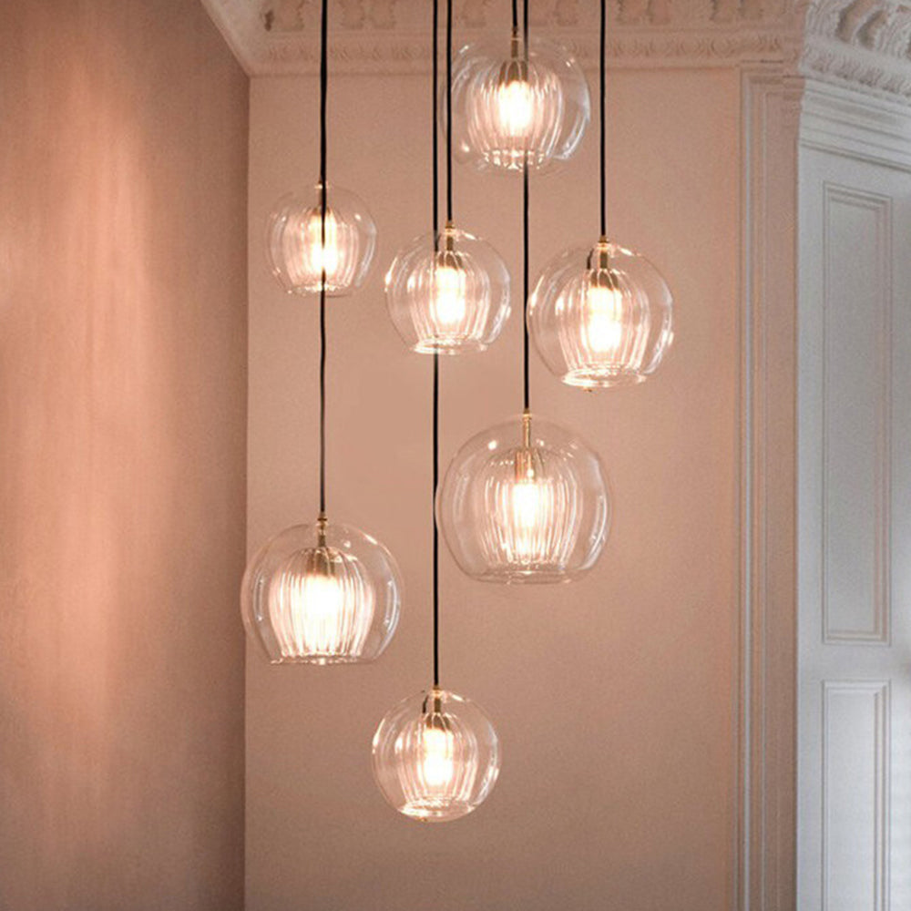 Warm Globe Pendant Light - Soft Home Lighting Fixture