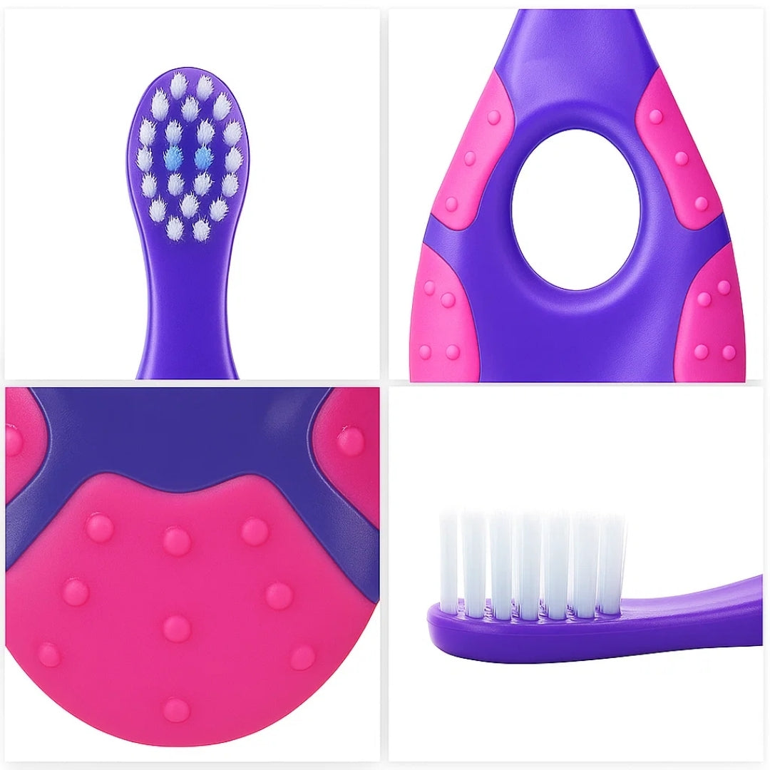 Soft Bristle Toothbrush for Sensitive Gums and Easy Grip