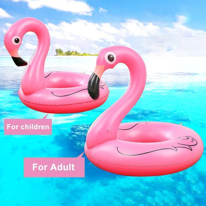 Fun Pink Flamingo Pool Float Ring