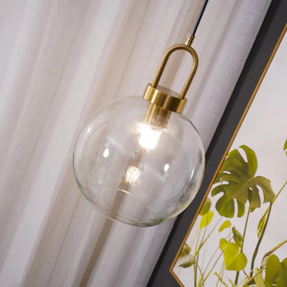 Stylish Glass Hanging Light for Home Dining Areas