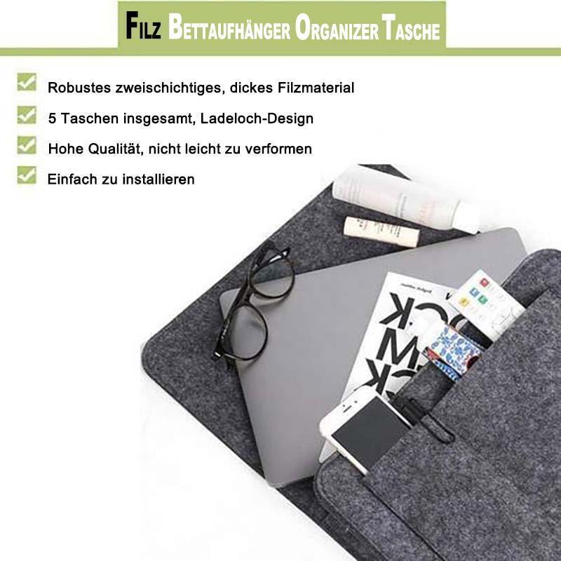 Stylish Hanging Storage Bag for Bed & Desk