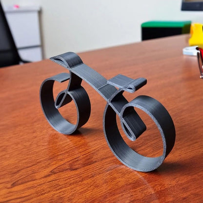 Slim Iron Bike Figure Decoration