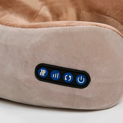 Contour Neck Pillow with Memory Foam for Back Support