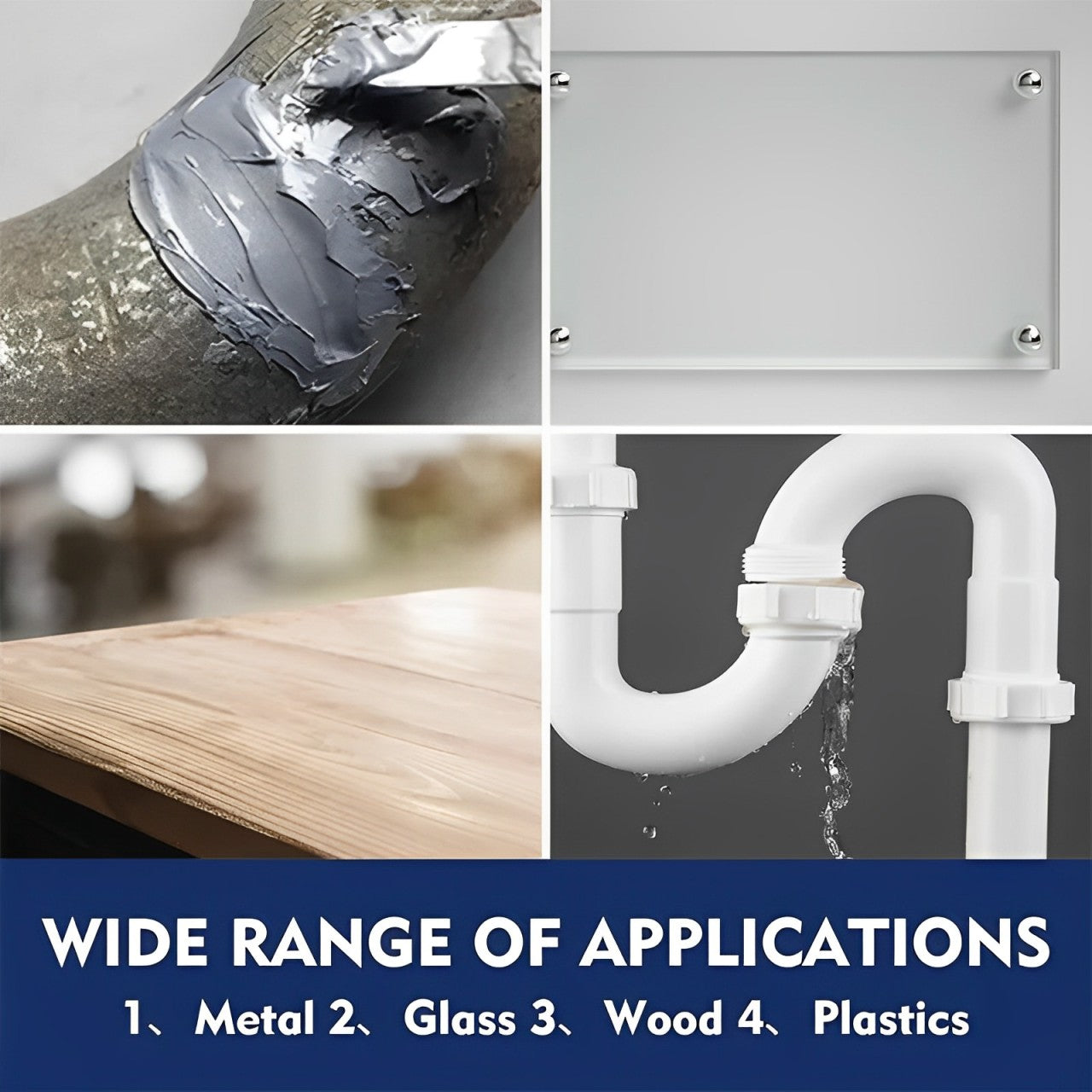 Strong Industrial Adhesive Glue for Metal & Plastic Repair