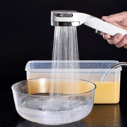 Powerful Handheld Shower with 4 Spray Settings