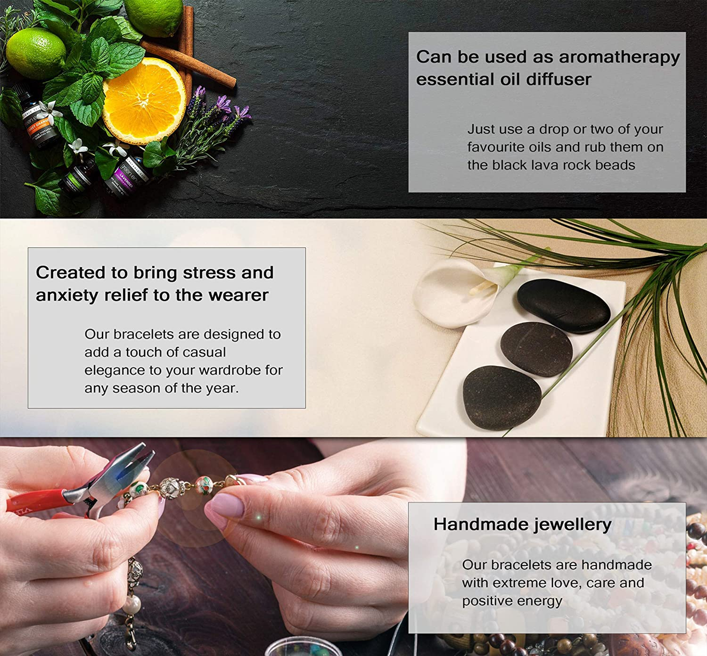 Natural Crystal Energy Bracelet