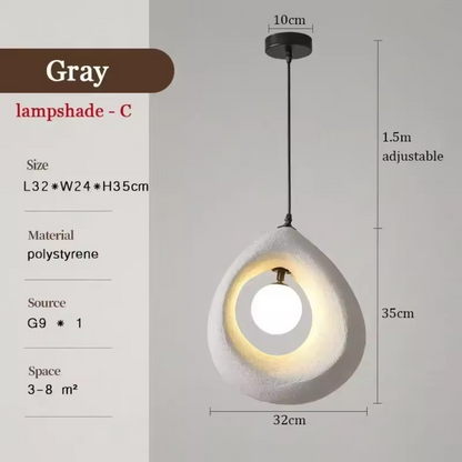 Simple Asian Style Hanging Light Pendant