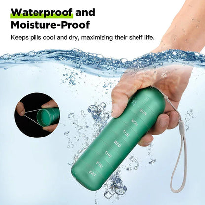 Waterproof Pill Box with 7 Day compartments