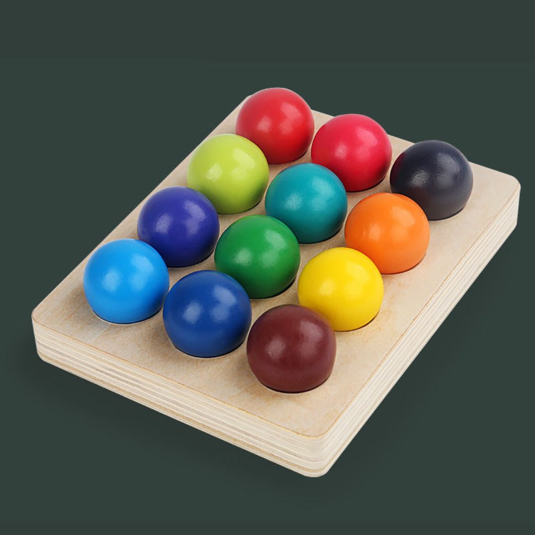 Colorful Wooden Building Blocks for Kids