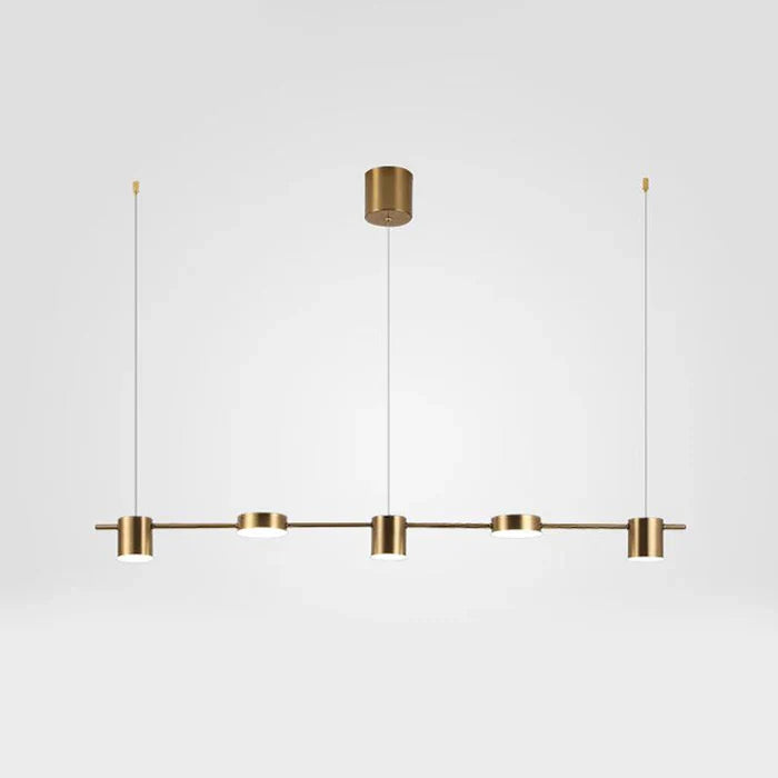 Sleek Metal Hanging Light - AuraDrum