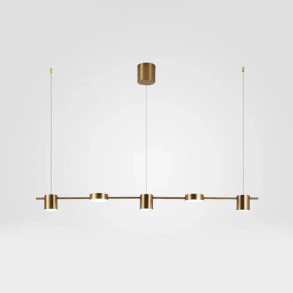 Sleek Metal Hanging Light - AuraDrum