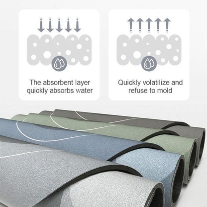 Ultra Absorbent Bathroom Floor Mat, Soft and Fast Drying - Befez