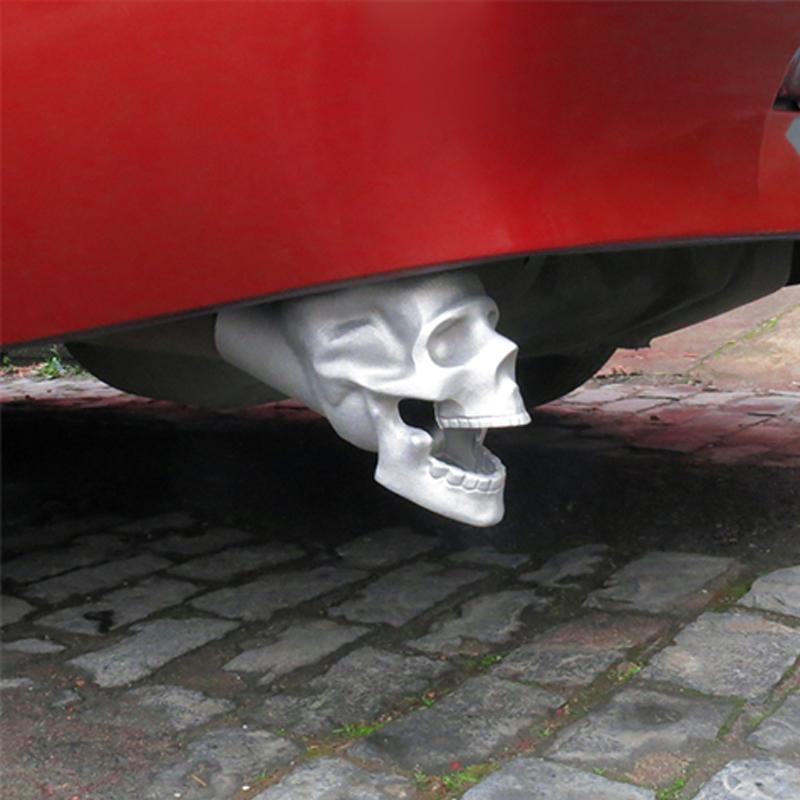 Black Skull Exhaust Tip