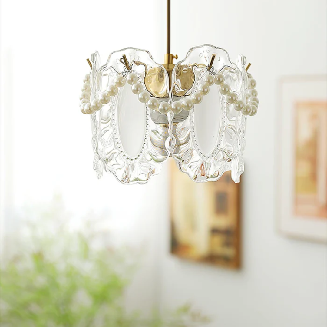 Pretty Floral Hanging Light
