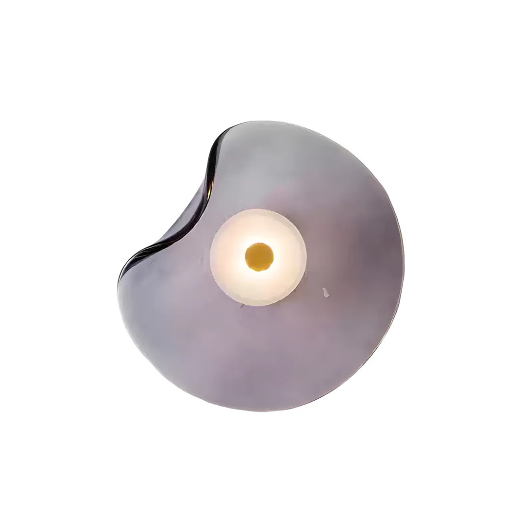 Stylish Round Glass Wall Light