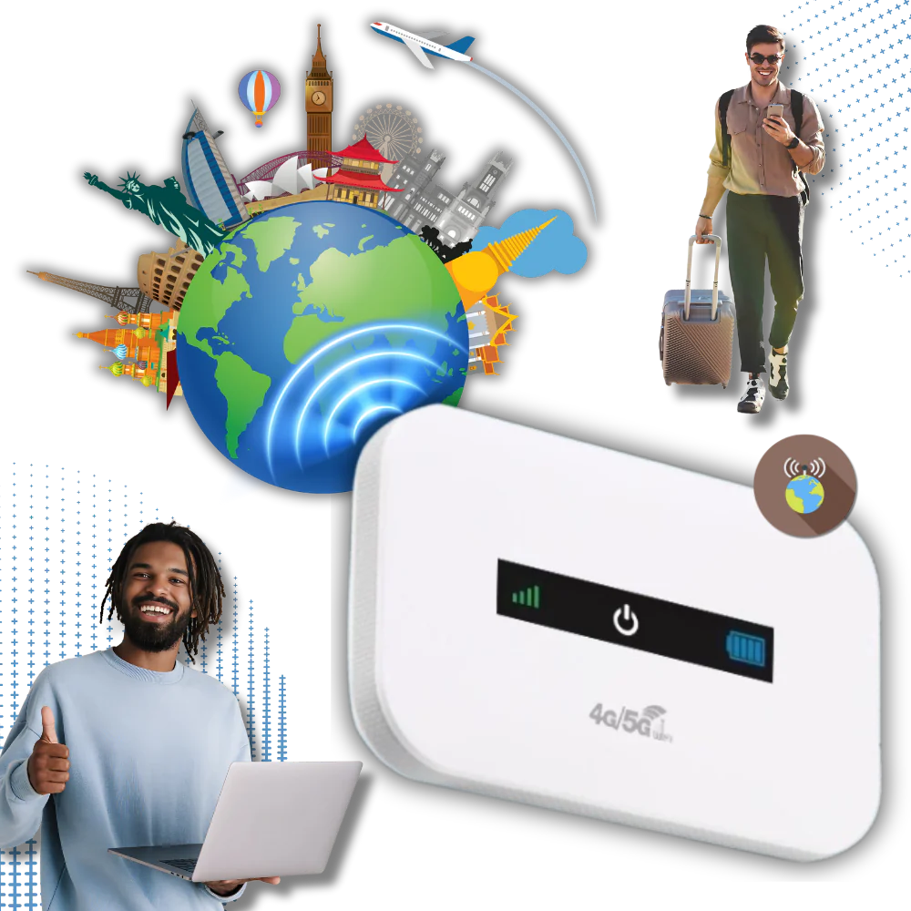 Compact Mobile Wi-Fi Hotspot