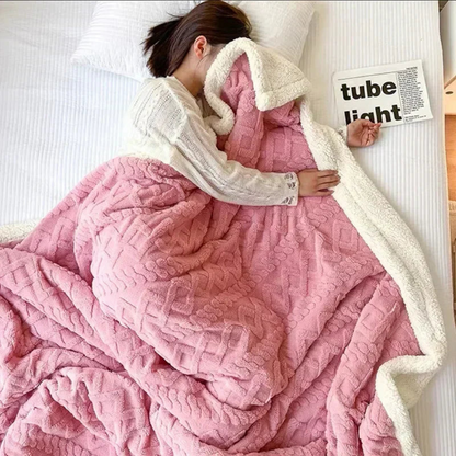 Plush Cozy Fleece Throw Blanket for Bed and Living Room - Befez