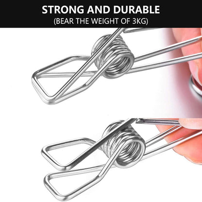 Durable Metal Hair Clips (6 Pack)