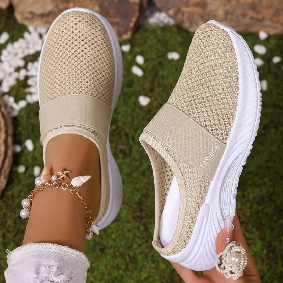 Airy Breathable Mesh Slip On Shoes