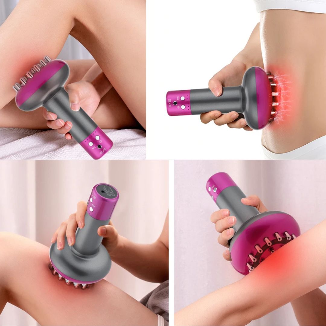 Relaxing Electric Massage Brush for Skin Toning