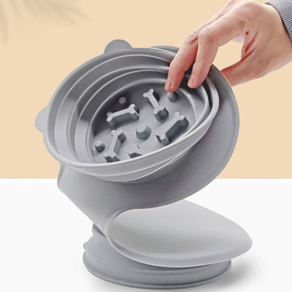 Portable Collapsible Pet Food Bowl