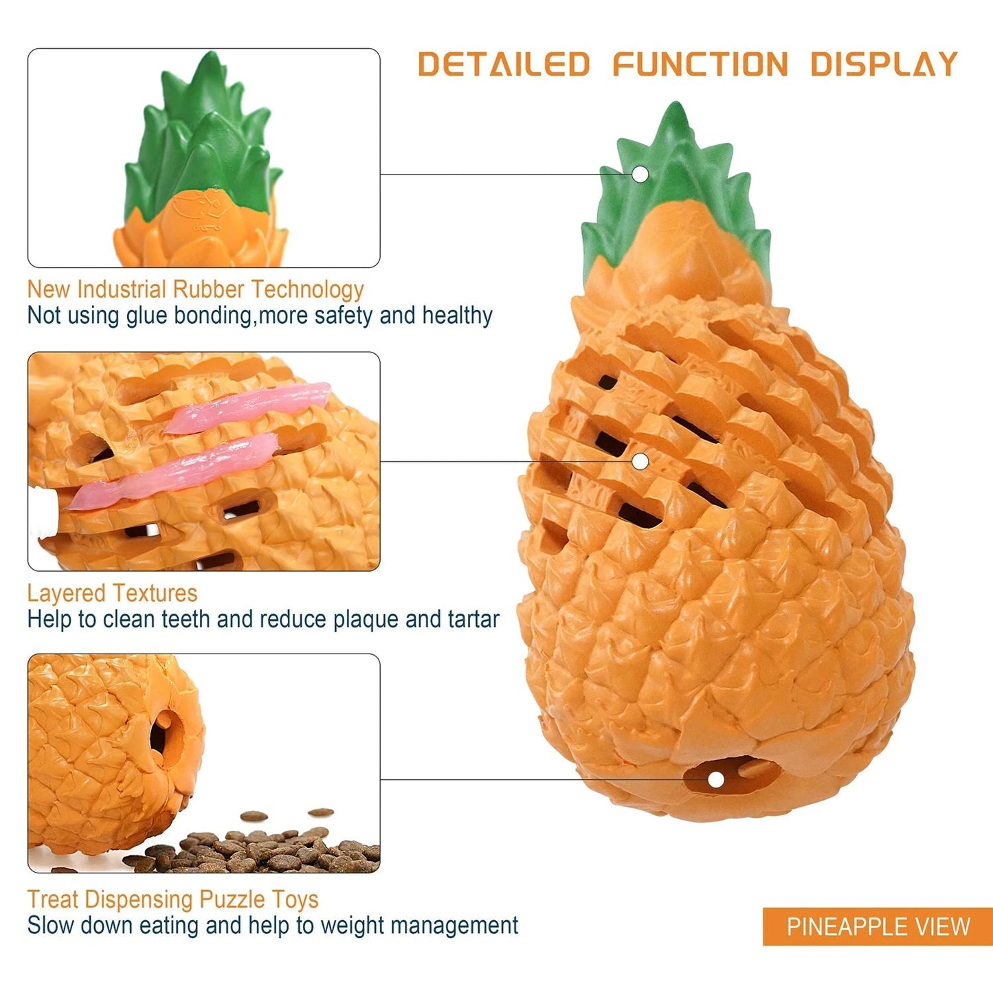 Durable Fruit Shaped Dog Chew Toy