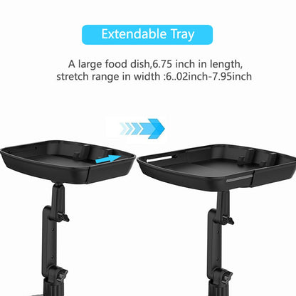 Portable Car Tray with Adjustable Extendable Arm